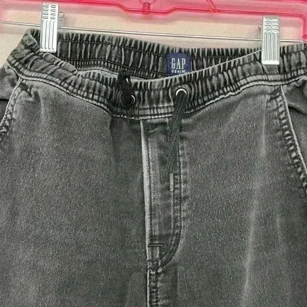 GAP- Black Denim Joggers Sz XL Youth / XS Women's
